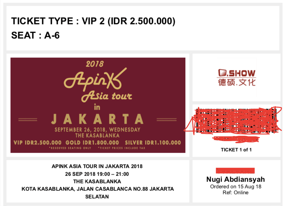 Tiket Apink Asia Tour in Jakarta 2018