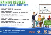 Jadwal Training Reguler Januari-Maret 2019