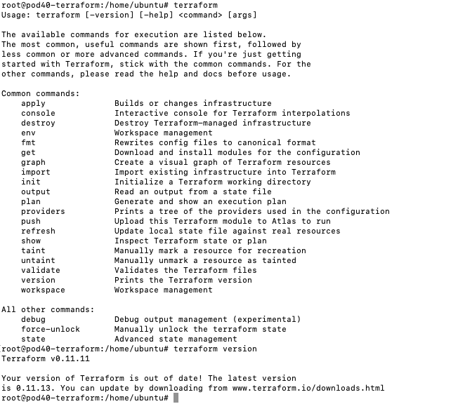 Terraform Version