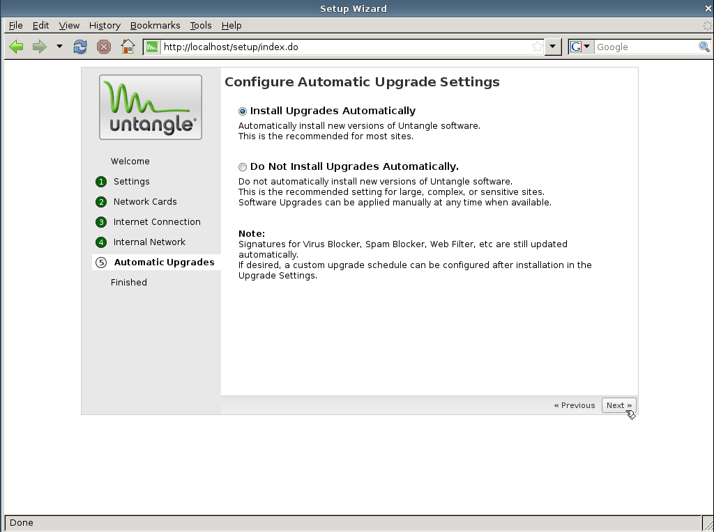 untangle-auto-upgrades