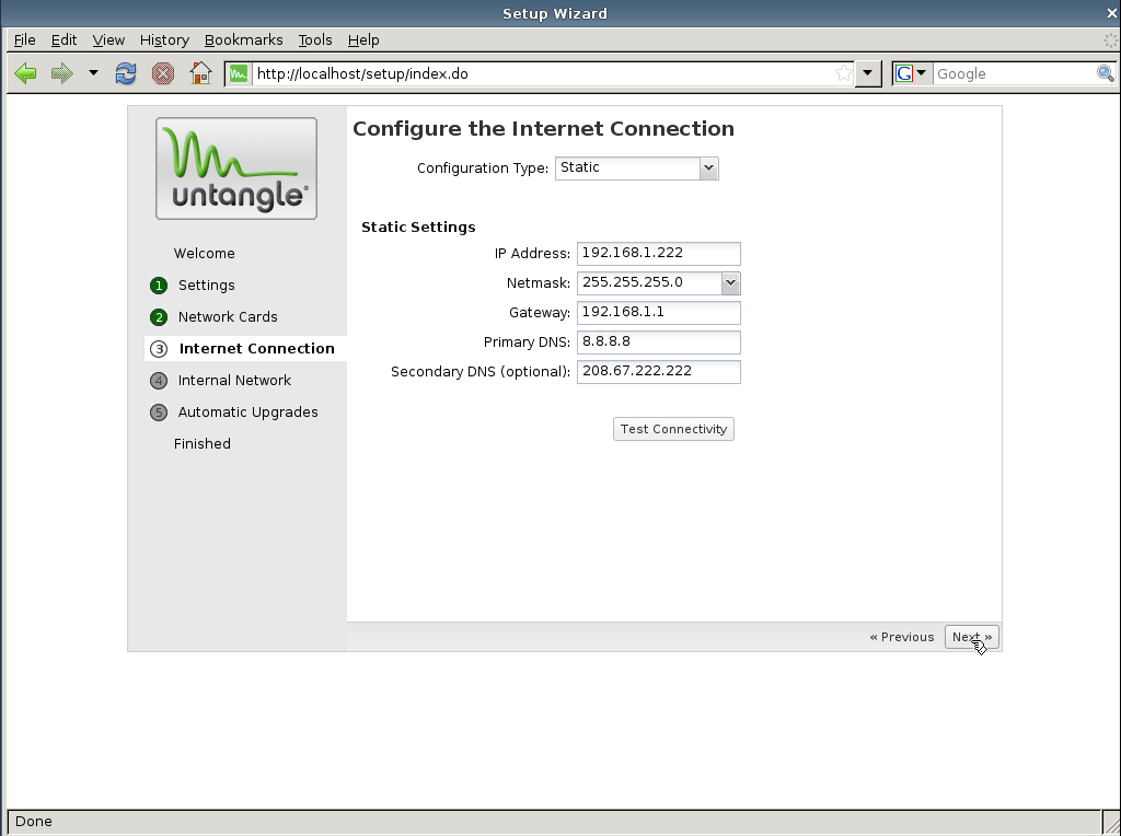 untangle-wan-setup