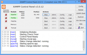 XAMPP-start