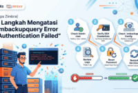 Perintah zmbackupquery error authentication failed di terminal Zimbra